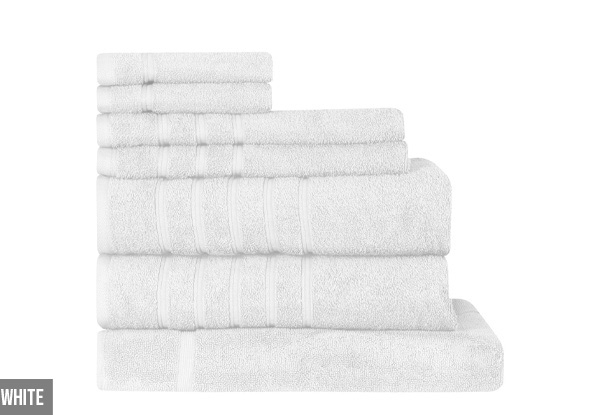 Seven-Piece Towel Pack - Three Colours Available