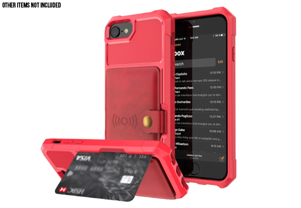 PU Leather Wallet Phone Case Compatible with iPhones - 10 Sizes & Five Colours Available with Free Delivery