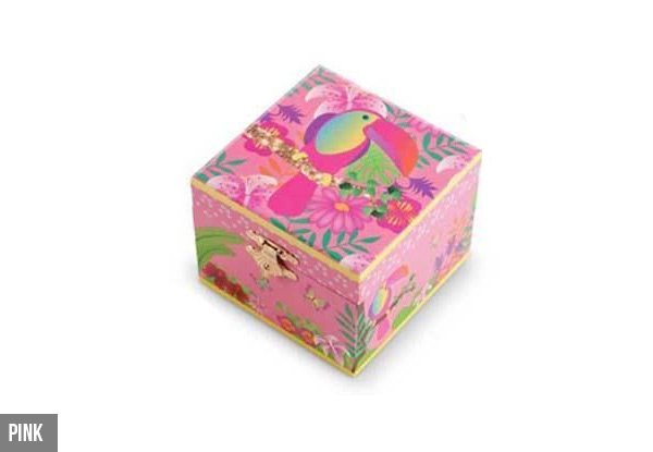 Tropical Tango Small Music Box- Two Colours Available
