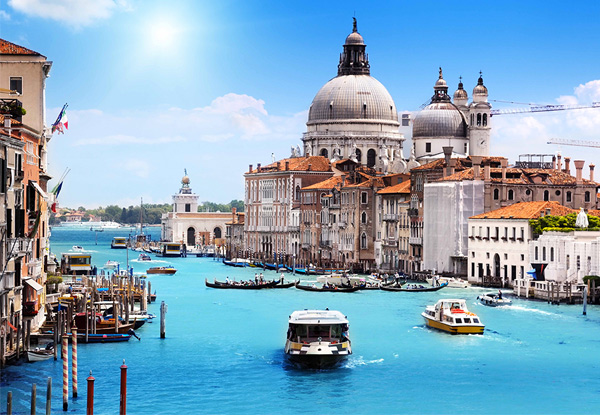 Per-Person Twin-Share 15-Day Charms of Europe Tour incl. Paris, Geneva, Venice, Florence, Roma, Amsterdam & Luxemburg incl. Return International Flights