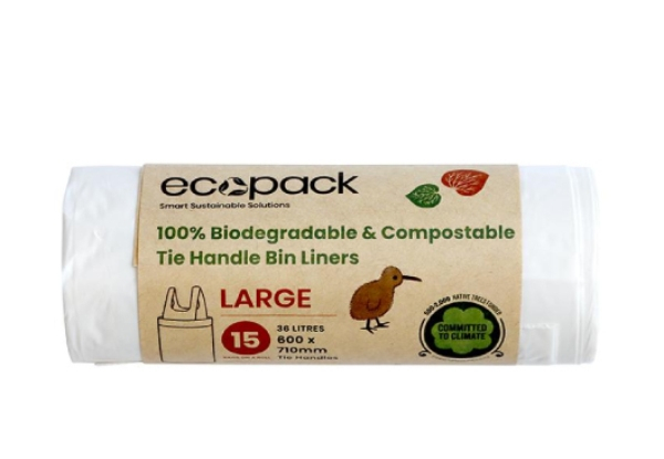 Three-Pack of 100% Home Compostable Bin Liners - Four Sizes Available