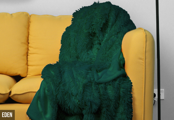 Super Shaggy Faux Fur Throw - Three Colours Available