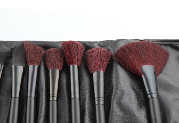32-Piece Black Makeup Brush Set
