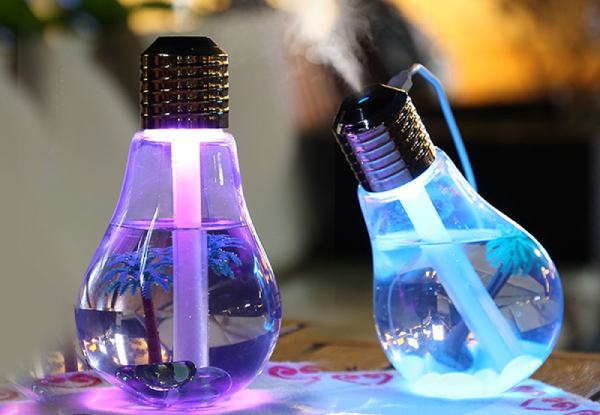 USB Bulb Humidifier - Two Colours Available with Free Delivery