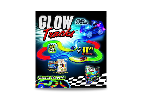 Glow Tracks Car Racing Set