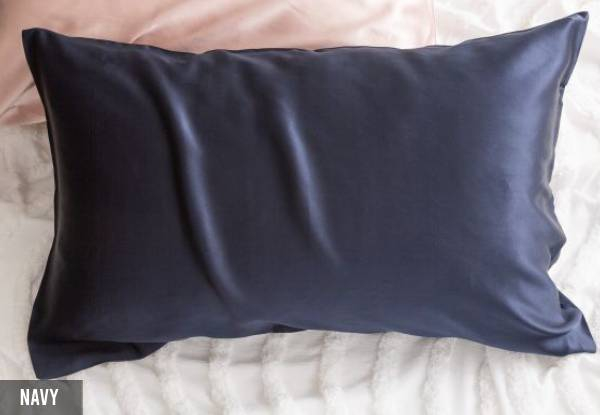 Renee Taylor 100% Mulberry Silk Standard Pillowcase - Six Colours Available