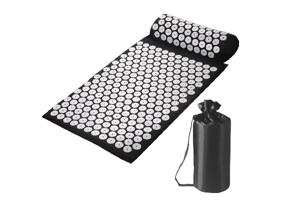 Fitness Acupressure Mat & Pillow Set - Available in Four Colours
