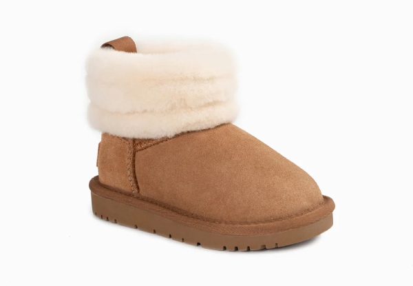 Ugg Kids Fluff Mini Boots - Available in Two Colours & Six Sizes