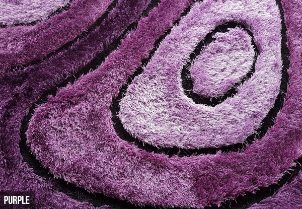 Bright Printed Rug - Available in Three Colours & Sizes