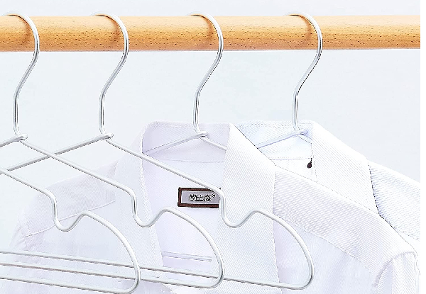 Five-Pack Heavy-Duty Coat Hangers - Two Colours Available