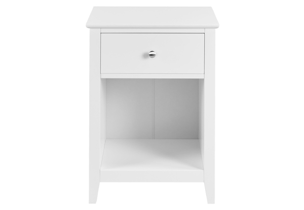 Two Bedside Tables - Two Colours Available