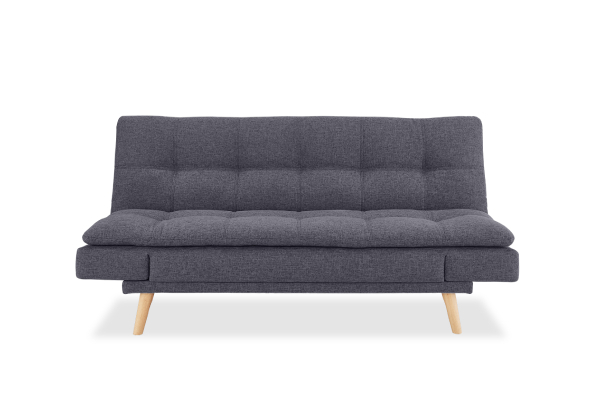 Plysch Three-Seater Sofa Bed
