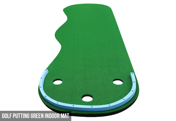 Golf Putting Trainer Auto Ball Return - Option for Golf Putting Green Indoor Mat