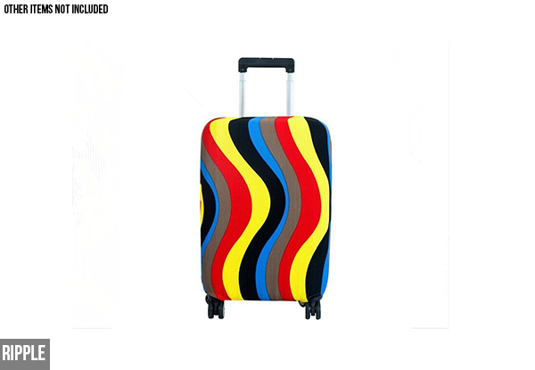 Stretchy Travel Luggage Cover - Four Sizes & Four Styles Available & Option for Two