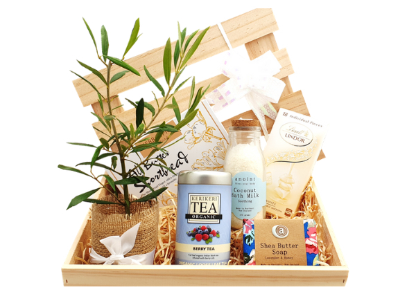 Six-Piece Olive Tree Gift Hamper with Free Delivery