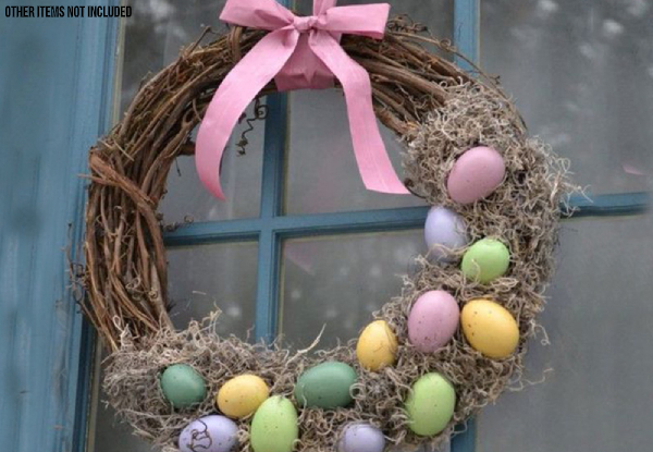 Natural Rattan Easter Wreath - Three Sizes Available with Free Delivery