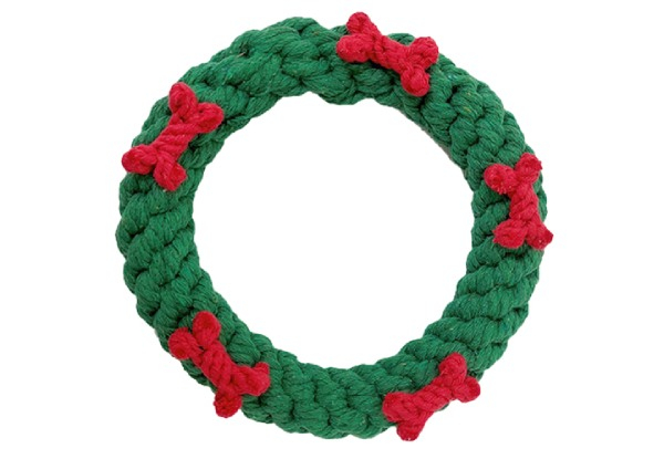 Christmas Themed Dog Rope Toy Range - Five Options Available & Option for Five-Pack