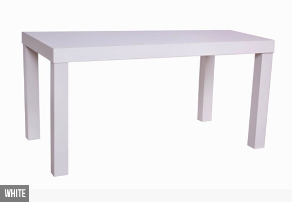 Modern Rectangular Coffee Table - Available in Black or White