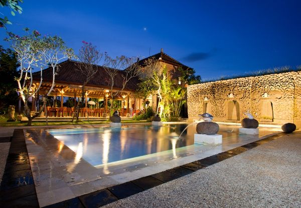 Per-Person, Twin-Share Five-Night Luxury Ubud, Bali Stay at Bebek Tepi Sawah Villas & Spa incl. International Airfares, Romantic Dinner, 60-Minute Balinese Massage, Transfer from Airport & City Shuttle - Option for Seven Nights Available