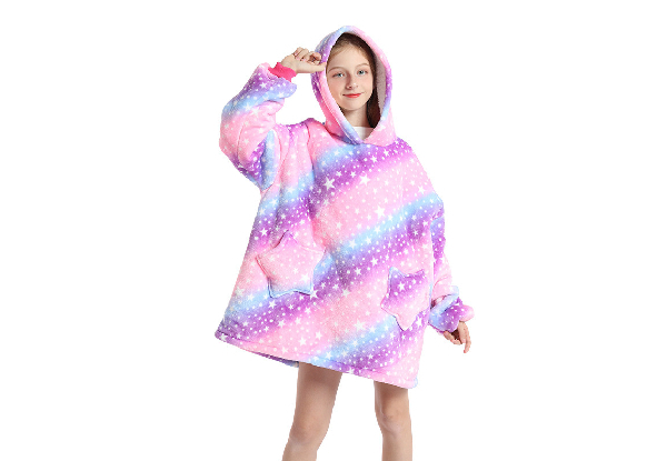 Kids Oversized Hoodie Blanket - Five Colours Available