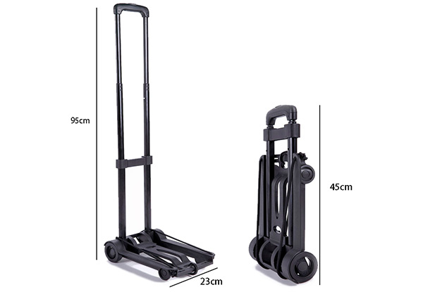 Heavy Duty Two-Wheel Compact Foldable Utility Cart - Option for Two Available