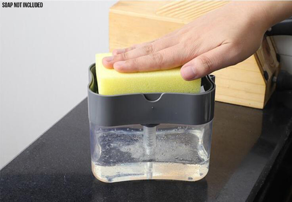 Kitchen Soap Dispenser with Sponge - Option for Two