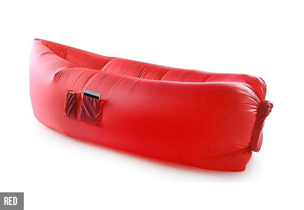 Two Chillsax Self Inflatable Loungers - Four Colours Available