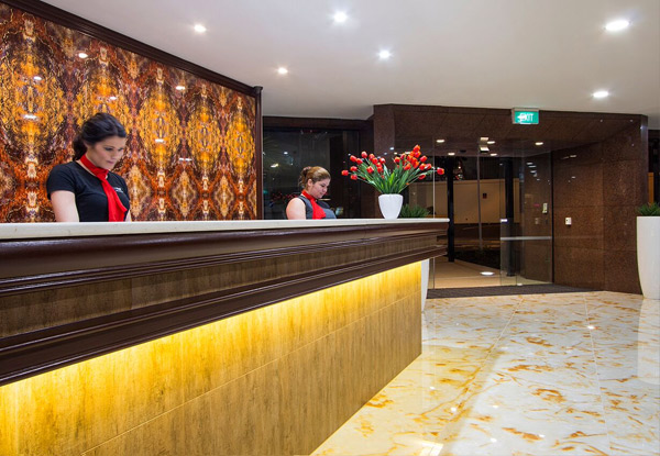 One-Night, 4 Star, City Centre Auckland Stay for Two People in a Deluxe King Room incl. Buffet Breakfast, Parking & Late Checkout - Options for Two or Three Nights & Weekday or Weekend Stay