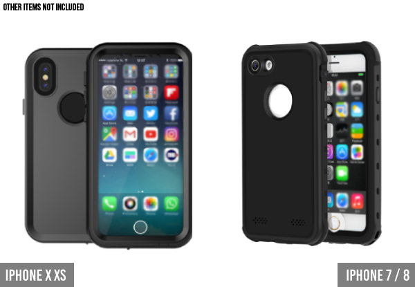 Waterproof Phone Case Range Compatible with iPhone or Samsung - 14 Options Available