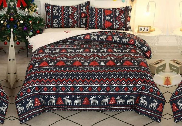 Christmas Duvet Cover Set - Available in Thee Styles & Four Sizes