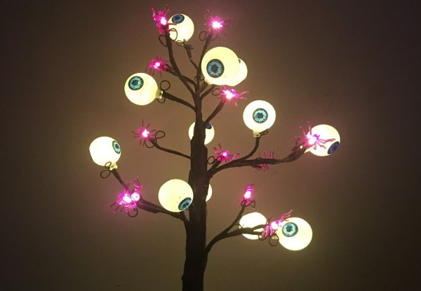 Halloween Ghost Eye Tree Lamp