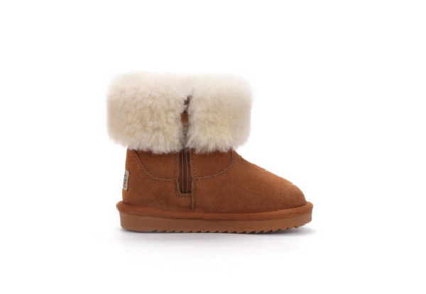 Ugg Toddler Wool Cuff Zipper Boot - Two Colour & Five Sizes Available