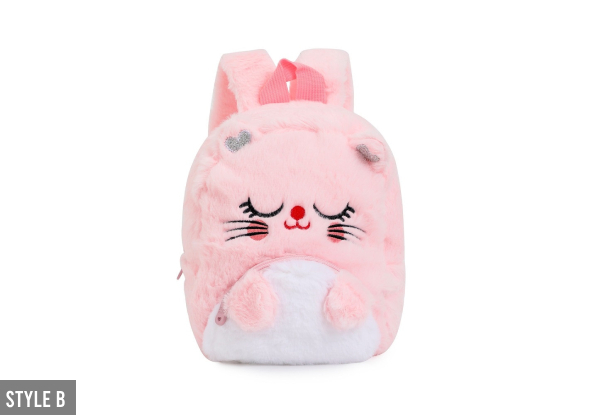 Unicorn Plush Big-Eyed Backpack - Five Styles Available