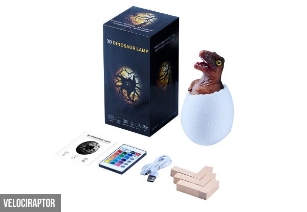 Dinosaur Touch Control Lamp - Four Styles Available & Option for Two