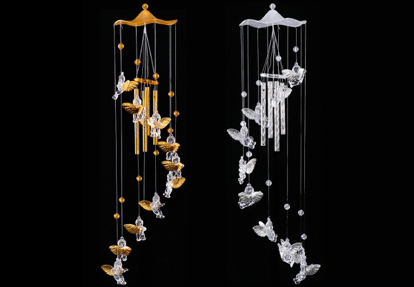 Angel Cupid Wind Chime - Two Colours Available & Option for Two