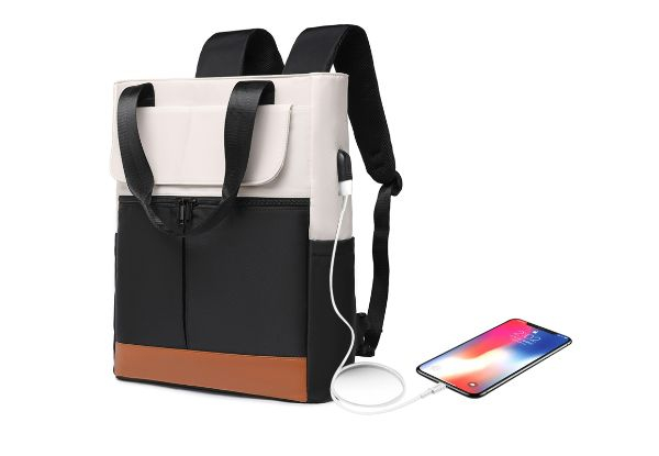 Computer Backpack with USB Charging Port - Three Colours Available