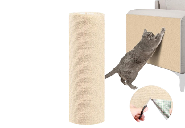 Self-Adhesive Cat Scratching Couch Protector - Available in Three Colours, Three Sizes & Option for Two