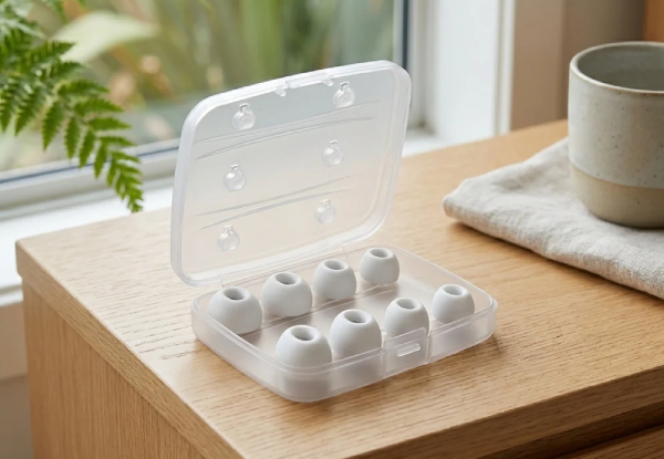 Four Pairs Silicone Ear Tips Compatible with Apple AirPods Pro 3