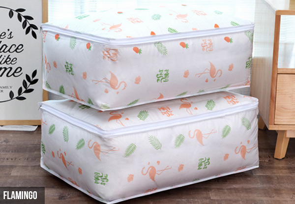 Washable Folding Quilt Storage Bag - Two Sizes & Option for Four Available with Free Delivery