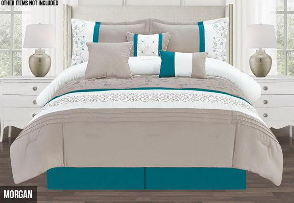 Seven-Piece Morgan Comforter Set - Three Designs Available