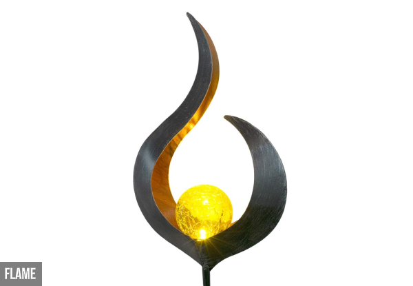 Outdoor Landscape Steel Decoration Solar Light - Two Designs Available
