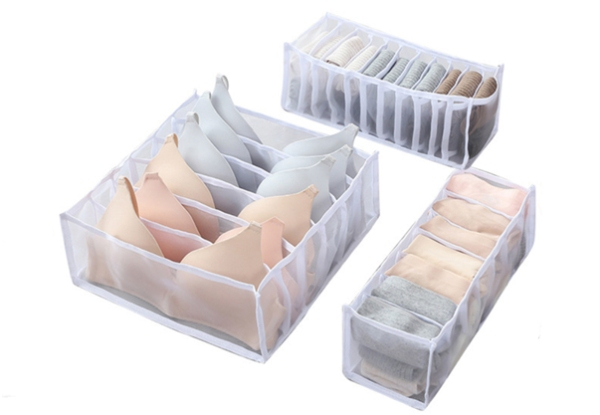 Drawer Organizer Divider Boxes Set - Five Colours Available
