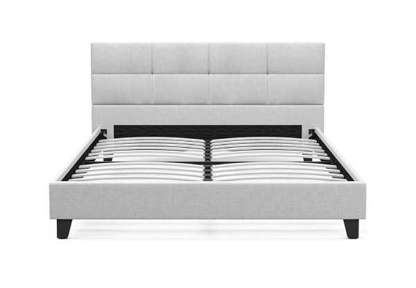 Amoret Linen Double Bed Frame