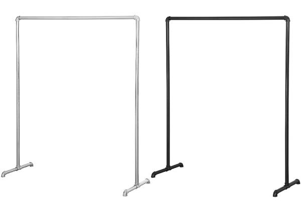 Industrial Freestanding Pipe Clothing Rack Range - Six Options Available