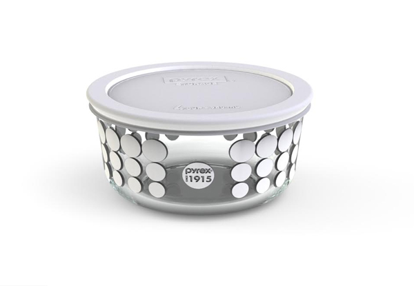 $39 for a Set of Four Limited Edition Pyrex Glass Containers with Lids, or $75 for Two Sets – Five Colours Available