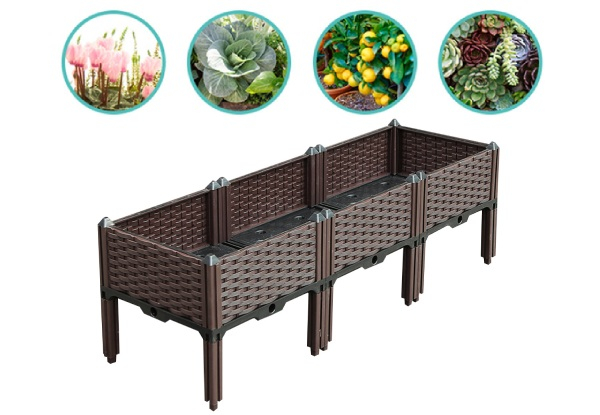 SOGA 120cm Outdoor Raised Planter Box with Legs