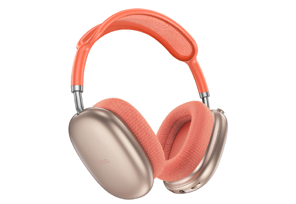 Hoco Premium Headphones w Micro SD & Aux Pink