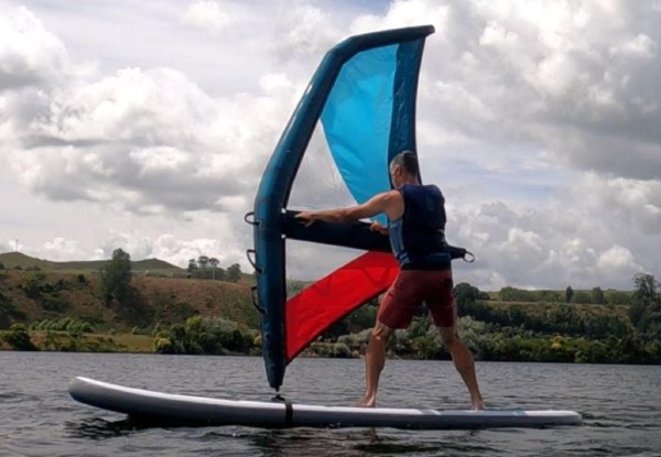 Aquafi Pacific iSUP & Zephyr Sail Package Incl. Inflatable Paddleboard & Sail