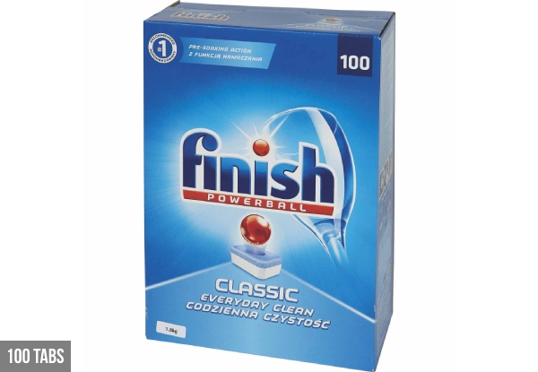 Two-Pack of 100 Finish Tablets Classic - Option for Two-Pack of 110 Tablets