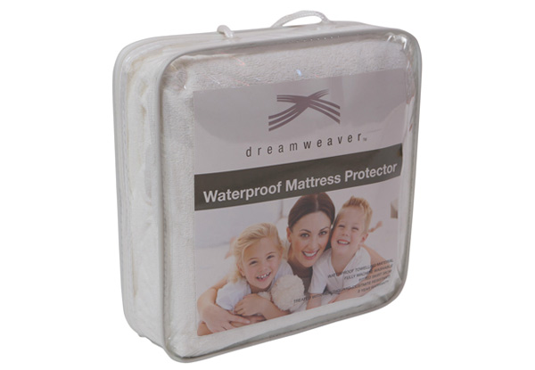 Two-Pack of 100% Waterproof Mattress Protectors - Seven Sizes Available